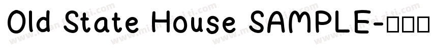 Old State House SAMPLE字体转换